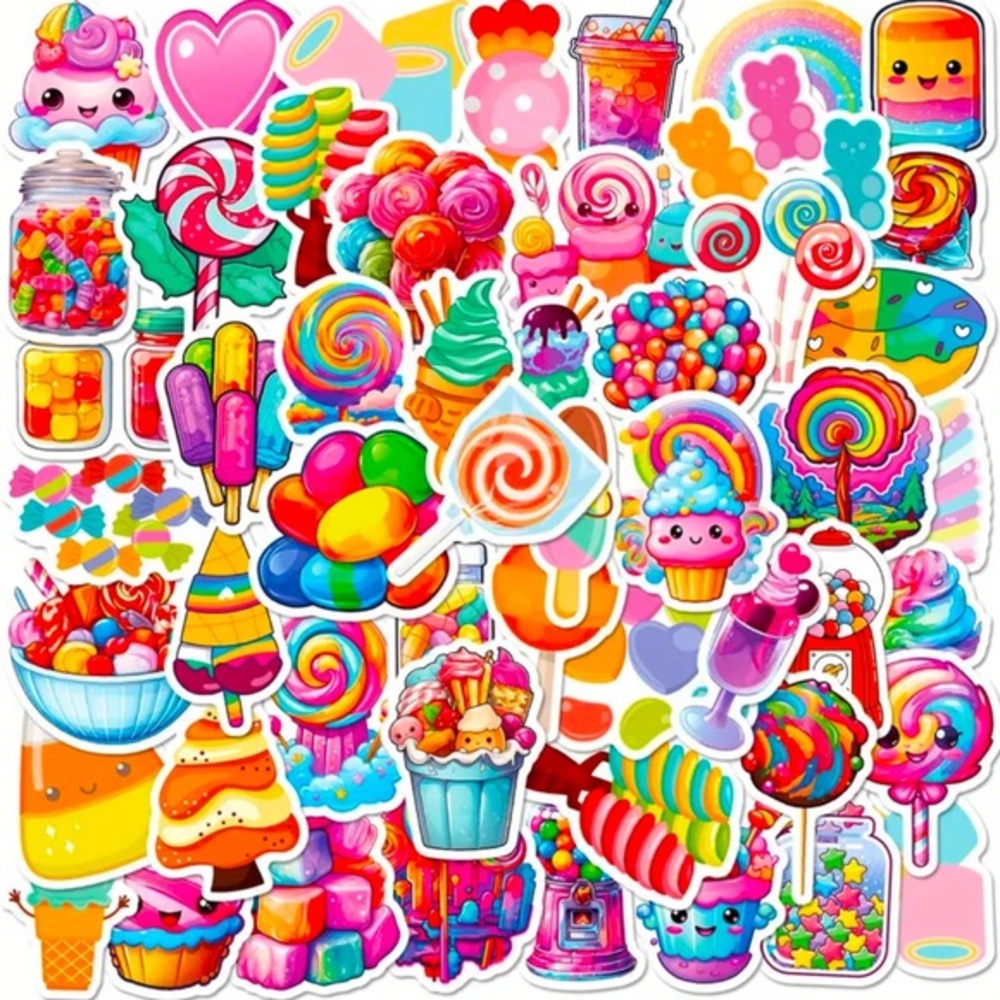 Colorful Stickers - Sweets Treats